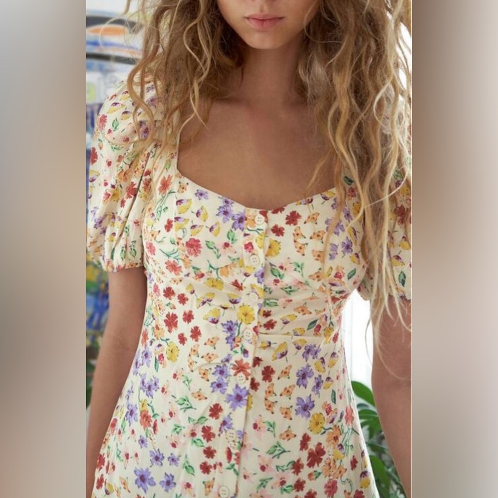 Zara *NWT* floral mini dress